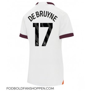 Manchester City Kevin De Bruyne #17 Udebanetrøje Dame 2023-24 Kortærmet